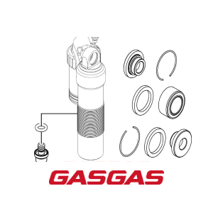 COPO SUPERIOR DO AMORTECEDOR GASGAS 2021-2023