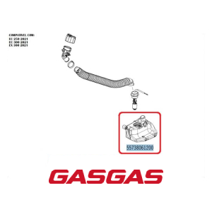 DEPOSITO DE OLEO 2T GASGAS EC250-300 EX300 2021