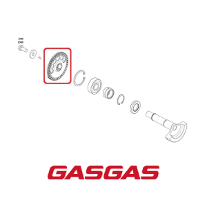 ENGRENAGEM DO BALANCEIRO GASGAS EC250-300 EX300 2021