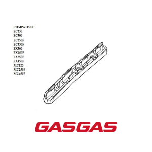 GUIA DO FLEXIVEL DE FREIO TRASEIRO GASGAS EC250-300-250F-350F EX300-250F-350F-450F MC125-250F-450F 2021