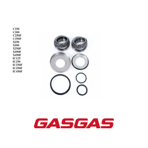 KIT ROLAMENTOS DA COLUNA DIRECAO GASGAS EC250-300-250F-350F EX250-300-250F-350F-450F MC125-250-250F-350F-450F 2021-2022