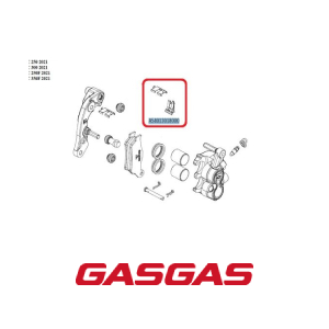 MOLAS DAS PASTILHAS DE FREIO DIANTEIRA GASGAS EC250-300-250F-350F 2021