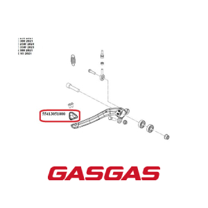 ORELHA DO PEDAL DE FREIO GASGAS EC250-300-250F-350F EX250-300-250F-350F-450F MC85-125-250-250F-350F-450F 2021-2022