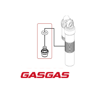 PARAFUSO DE CALIBRAGEM DO NITROGENIO DO AMORTECEDOR TRASEIRO GASGAS 2021-2023