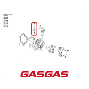 PARAFUSO DE REGULAGEM DA ACELERACAO GASGAS EC250F-350F EX250F-350F-450F MC250F-350F-450F 2021-2022