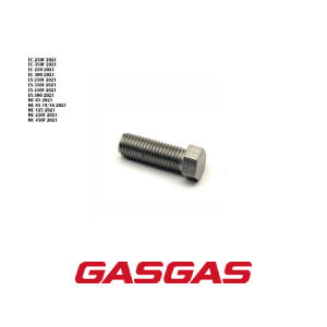 PARAFUSO DE REGULAGEM DA CORRENTE GASGAS EC250-300-250F-350F EX250-300-250F-350F-450F MC50-65-85-125-250F-350F-450F 2021