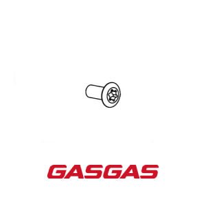 PARAFUSO GASGAS TORX CABECA CHATA M8X23 T=45 RP=1,2