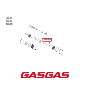 PINO ELASTICO DA BOMBA DE OLEO 2,5X11,8 GASGAS EC250F-350F EX250F-350F-450F MC250F-450F 2021