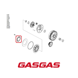 PRATO DA MOLA DE EMBREAGEM GASGAS EC250-300-250F-350F EX250-300-250F-350F-450F MC250F-450F 2021-2022