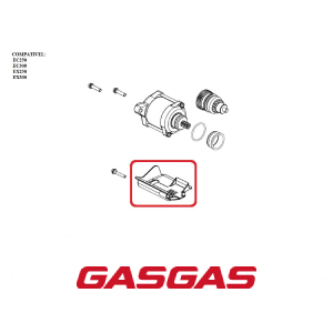 PROTETOR DO MOTOR DE PARTIDA GASGAS EC250-300 EX250-300 2021-2022