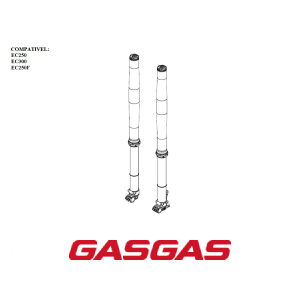 SUSPENSAO DIANTEIRA GASGAS EC250-300-250F 2021-2022