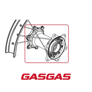 CUBO DA RODA TRASEIRA GASGAS