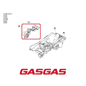 SUPORTE DA BATERIA GASGAS EC250-300-250F-350F EX250-300 2021-2022